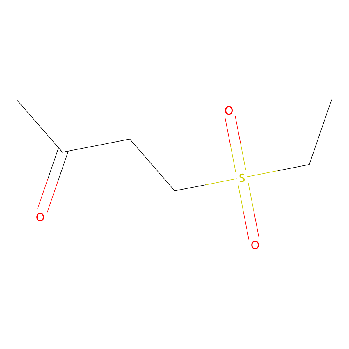 4-(Ethanesulfonyl)butan-2-one molecular structure, CAS 136819-47-1