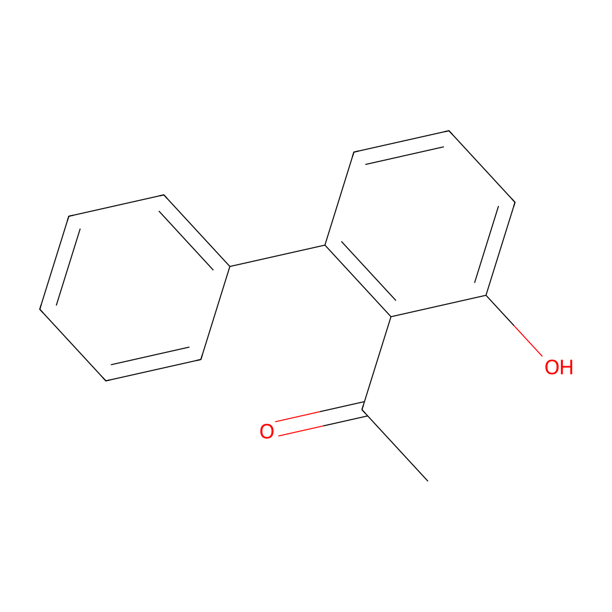 2-Acetyl-3-phenylphenol molecular structure, CAS 136819-93-7