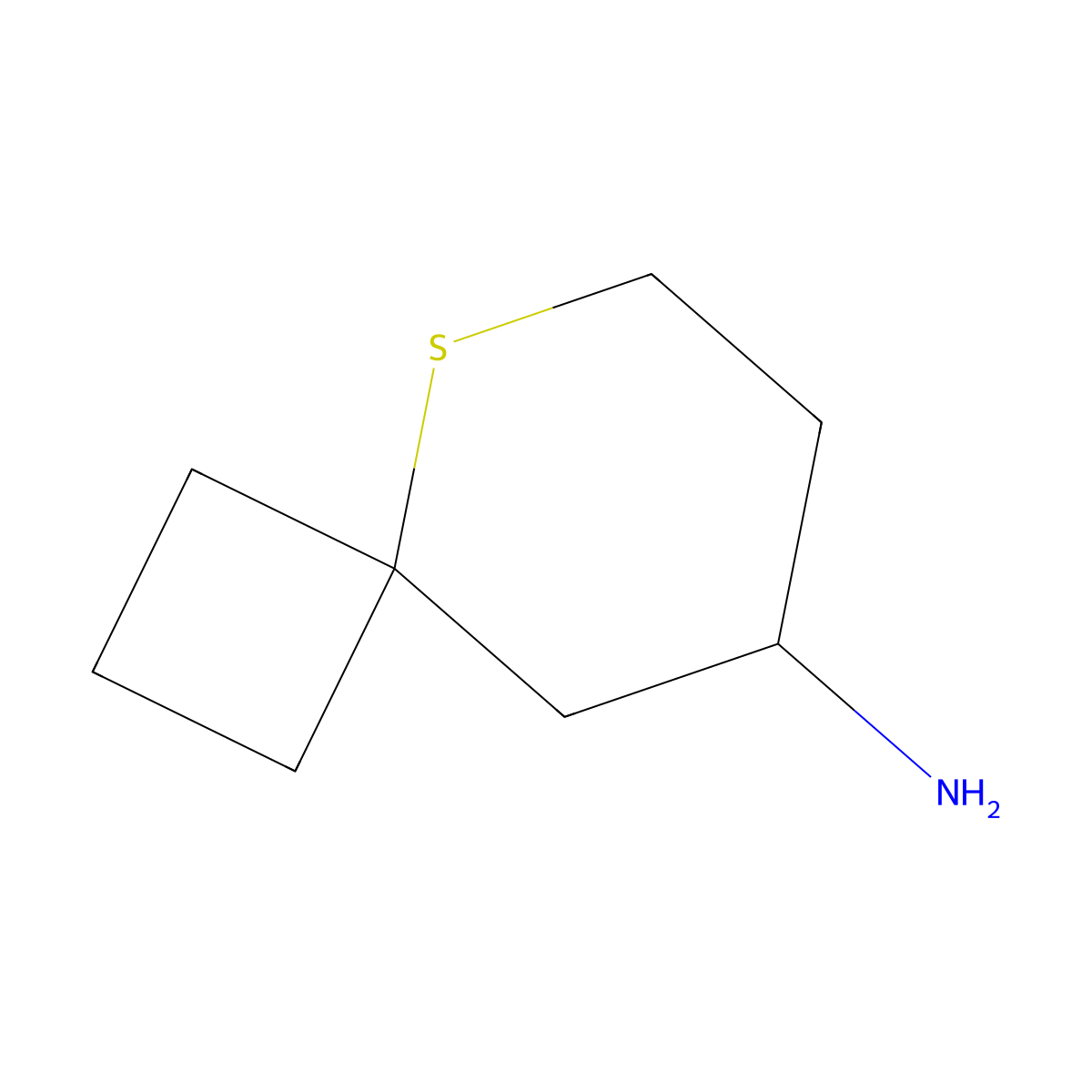 5-Thiaspiro[3.5]nonan-8-amine molecular structure, CAS 1368191-48-3