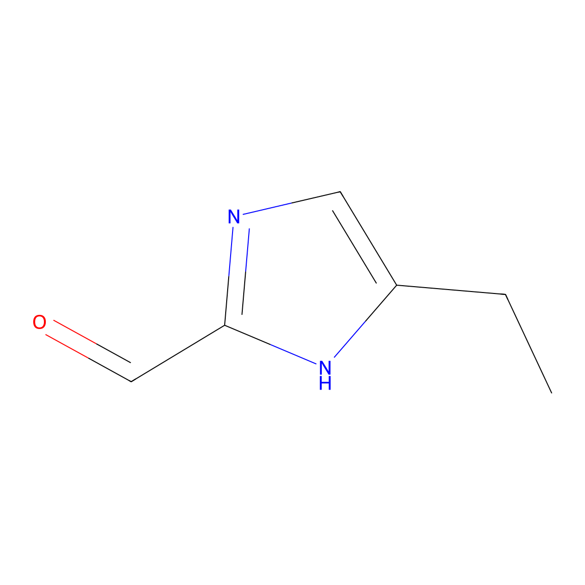 4-ethyl-1H-imidazole-2-carbaldehyde molecular structure, CAS 1368217-81-5