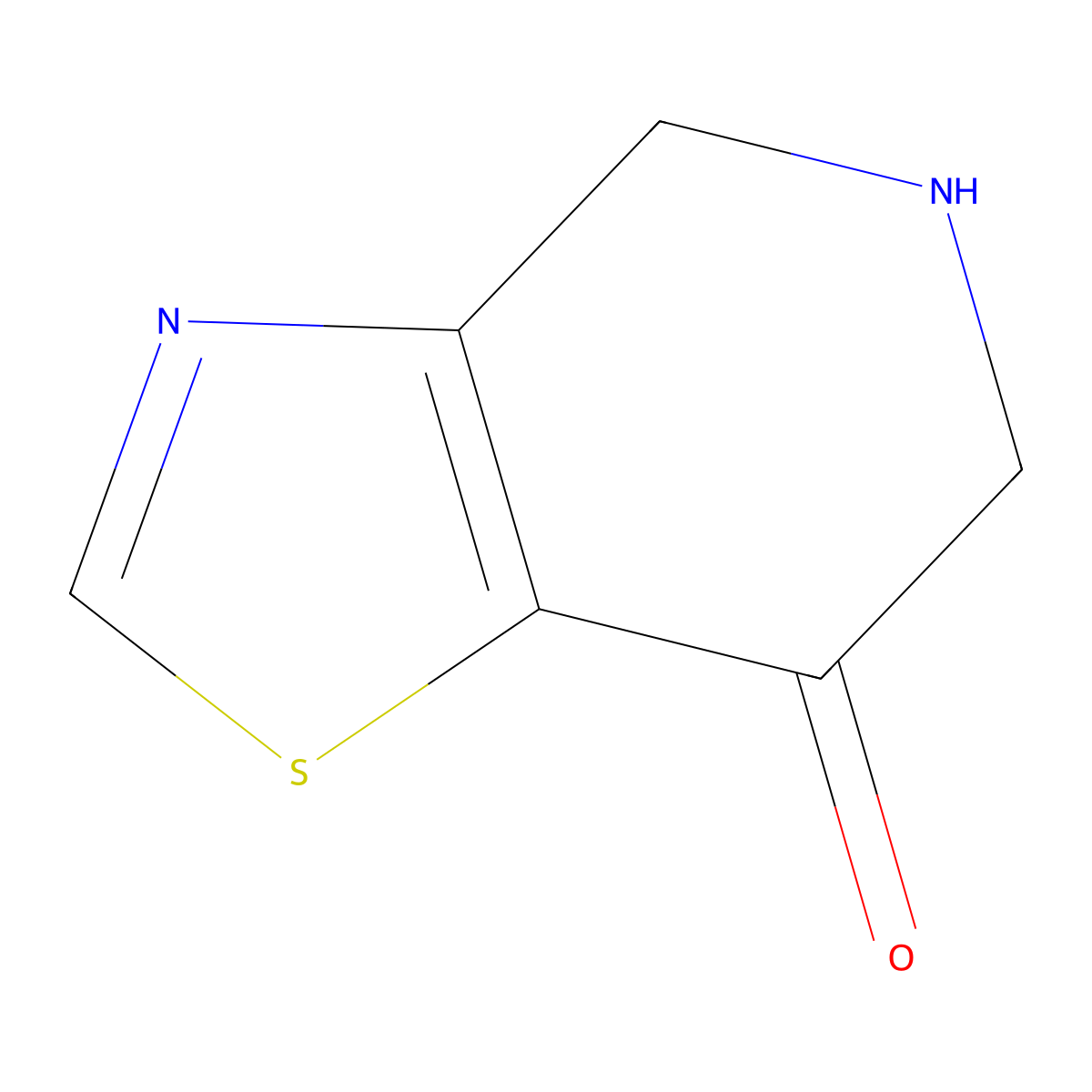 4H,5H,6H,7H-[1,3]thiazolo[4,5-c]pyridin-7-one molecular structure, CAS 1368218-50-1