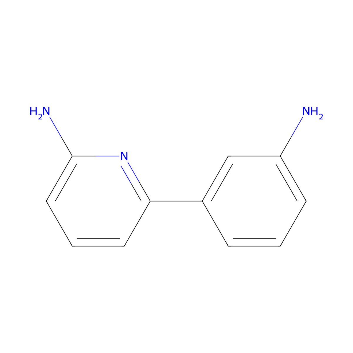 6-(3-Aminophenyl)pyridin-2-amine molecular structure, CAS 1368221-06-0