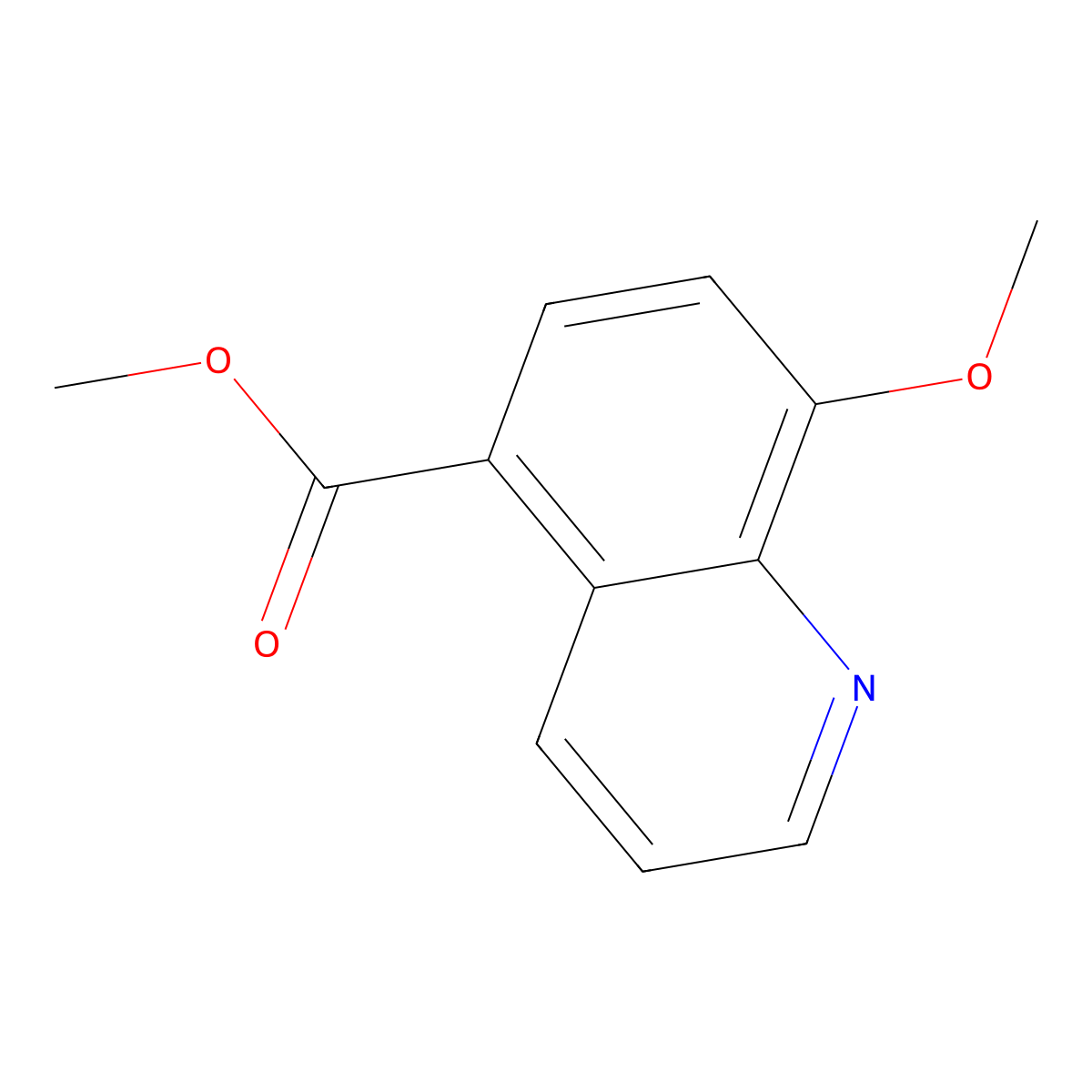 Methyl 8-methoxyquinoline-5-carboxylate molecular structure, CAS 1368225-17-5