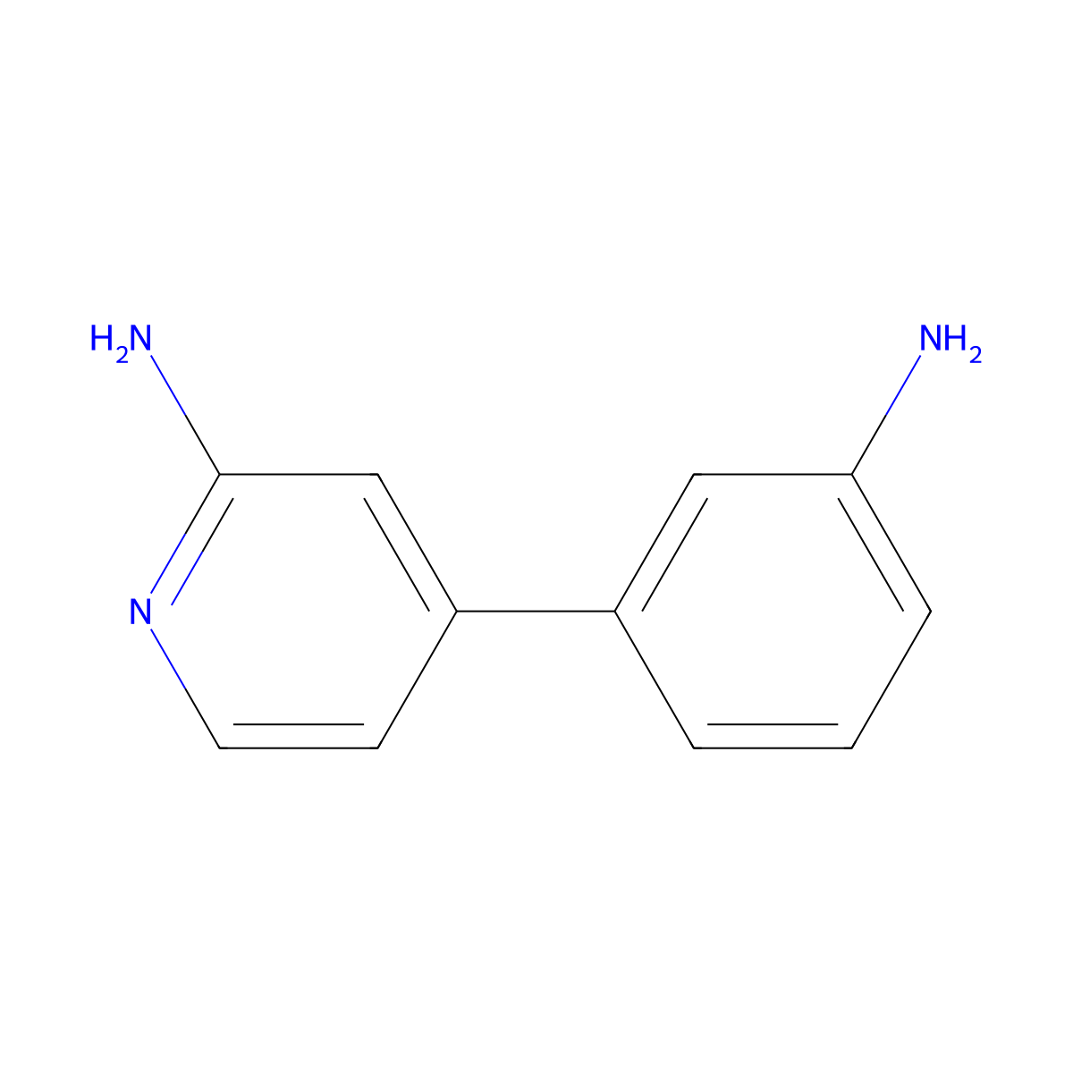 4-(3-Aminophenyl)pyridin-2-amine molecular structure, CAS 1368227-63-7