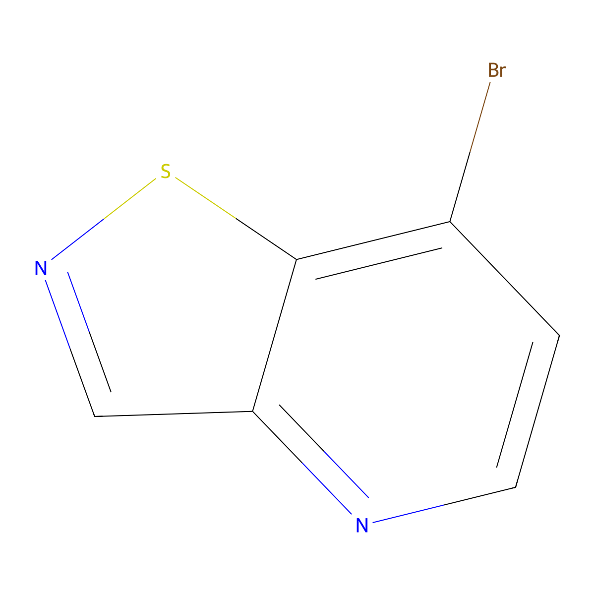 7-Bromo-[1,2]thiazolo[4,5-b]pyridine molecular structure, CAS 1368239-86-4