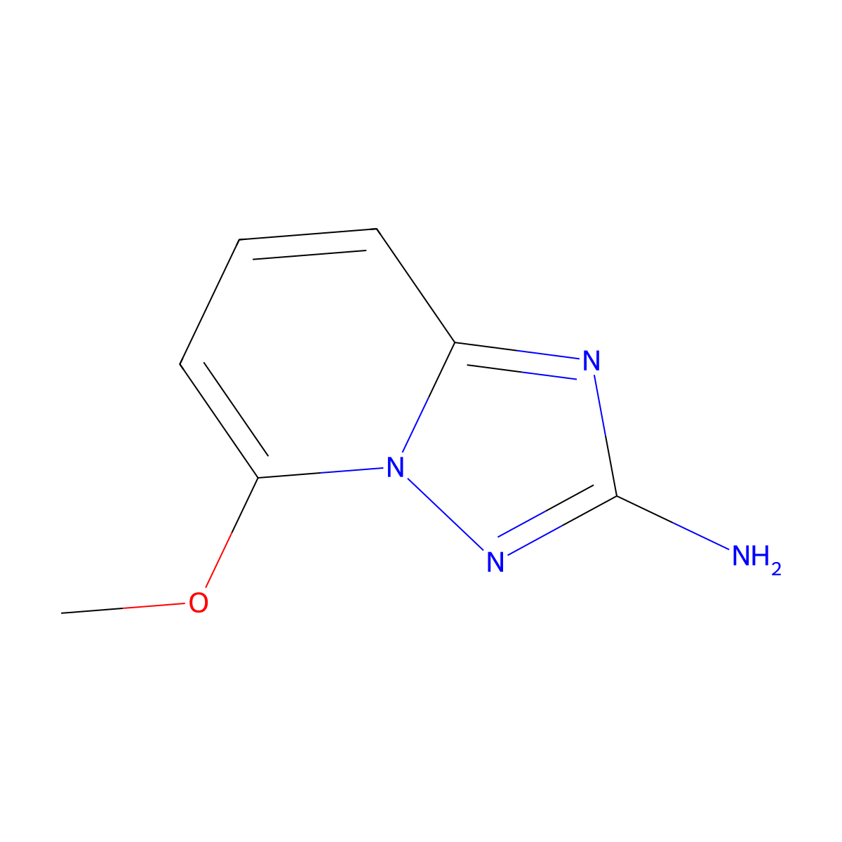 5-Methoxy-[1,2,4]triazolo[1,5-a]pyridin-2-amine molecular structure, CAS 1368240-71-4