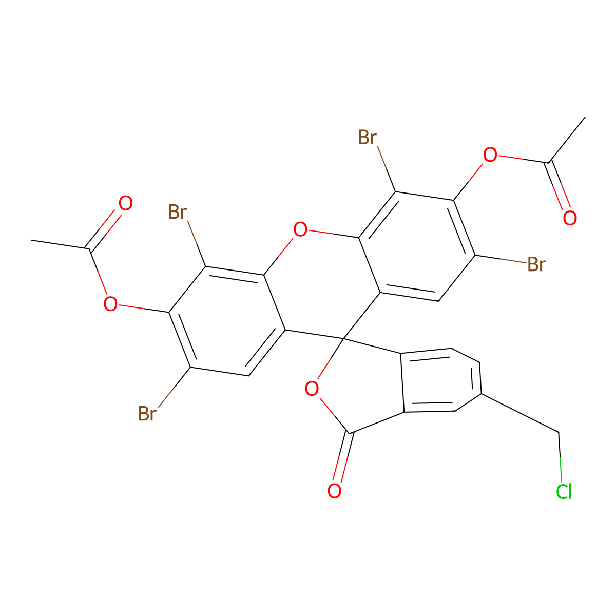 5-Chloromethyleosin molecular structure, CAS 136832-64-9