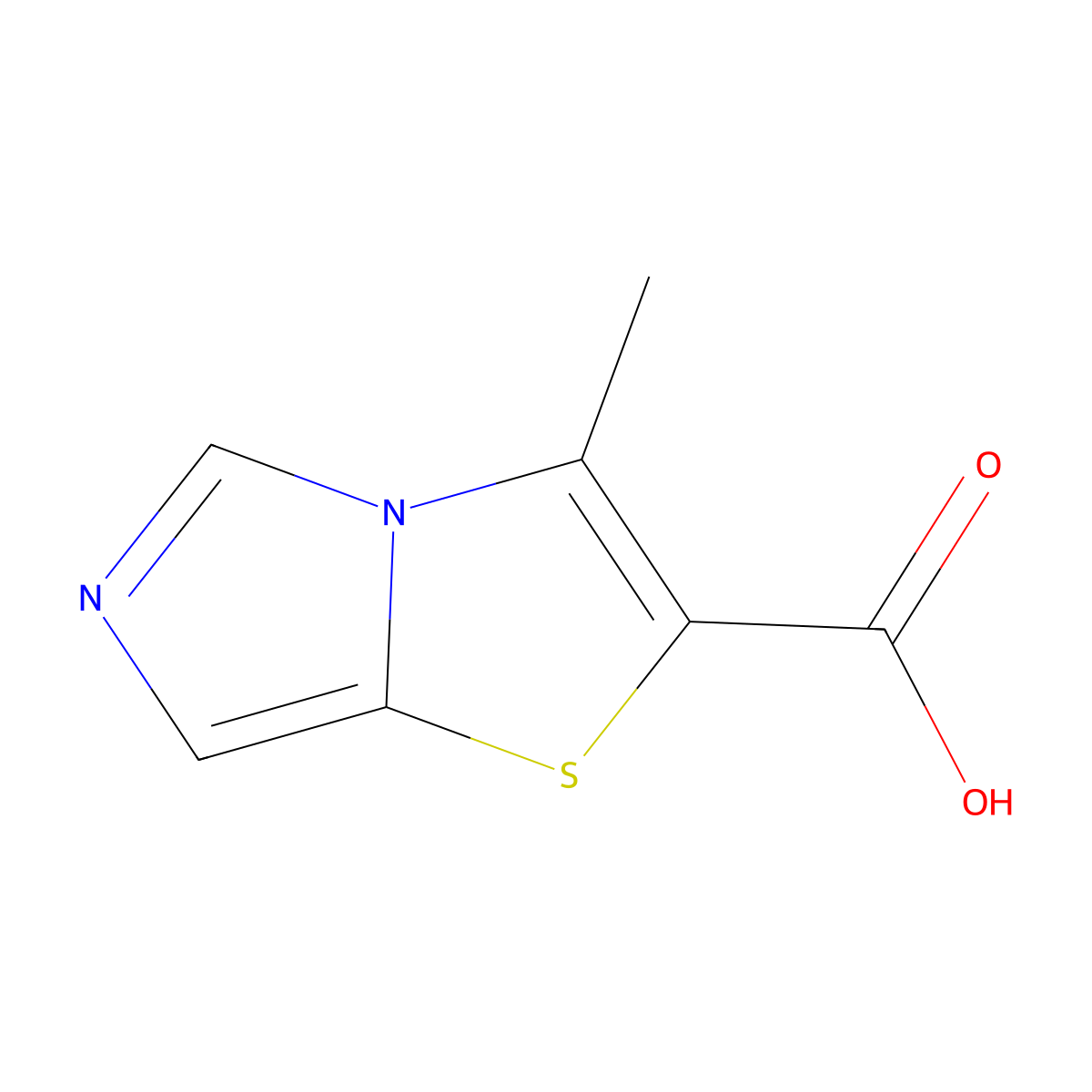 3-Methylimidazo[4,3-b][1,3]thiazole-2-carboxylic acid molecular structure, CAS 1368324-11-1