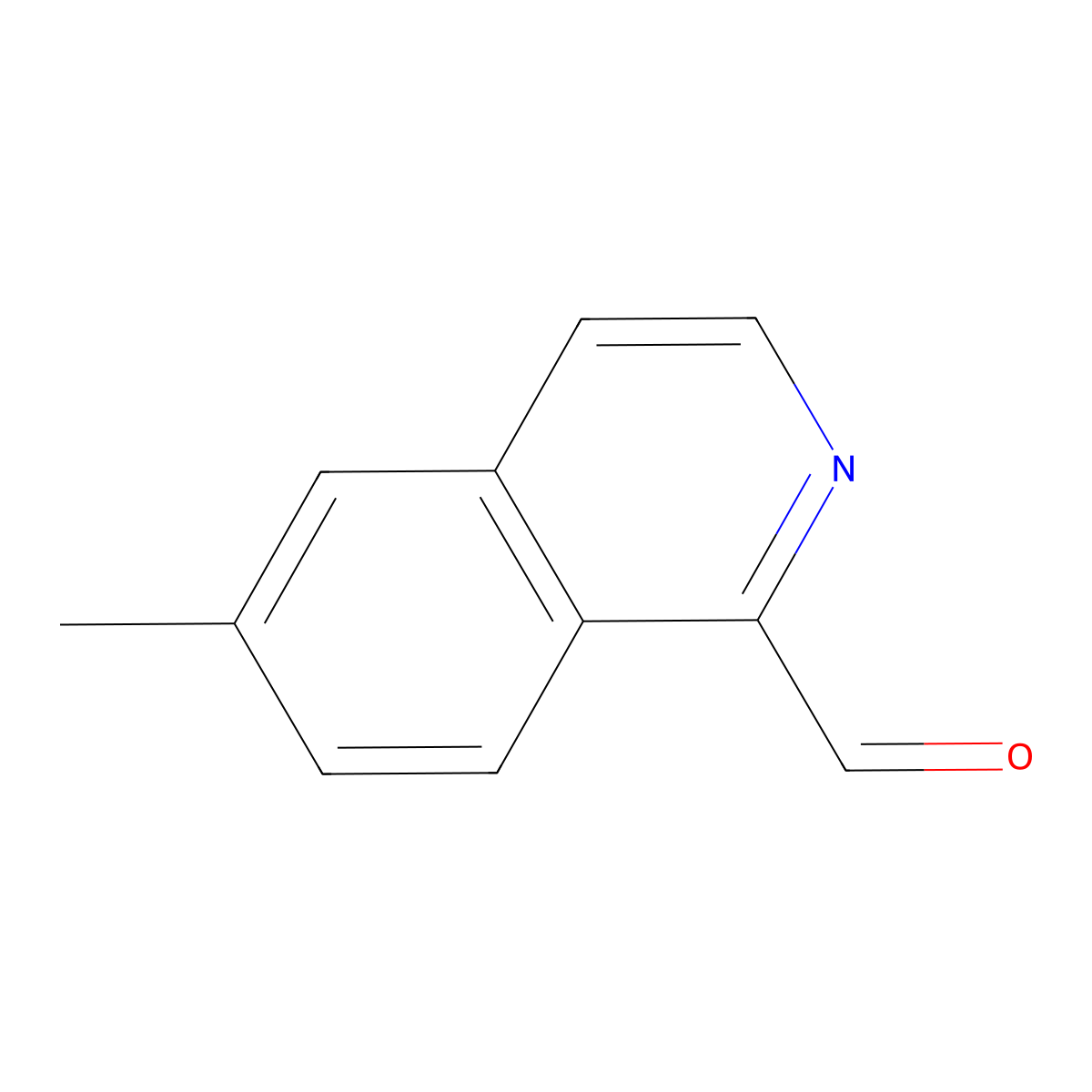 6-Methylisoquinoline-1-carbaldehyde molecular structure, CAS 1368332-24-4
