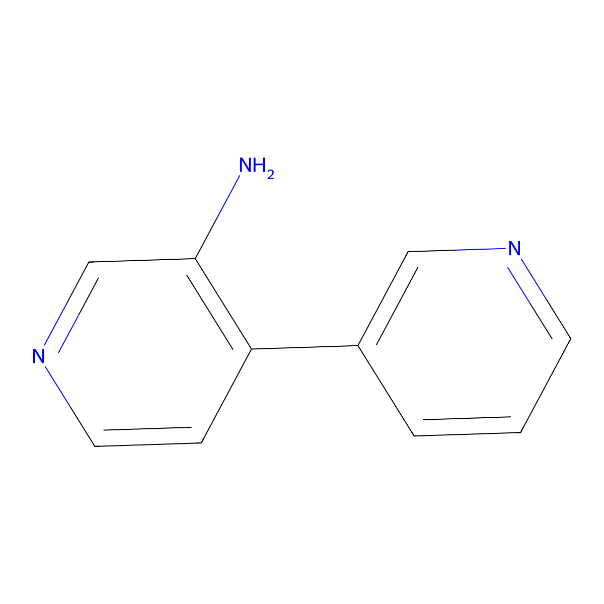 4-(Pyridin-3-yl)pyridin-3-amine molecular structure, CAS 1368332-70-0