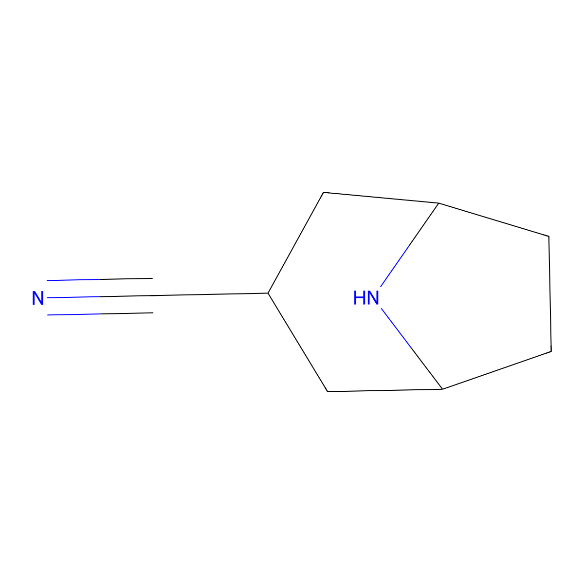 Exo-8-azabicyclo[3.2.1]octane-3-carbonitrile molecular structure, CAS 1368363-90-9