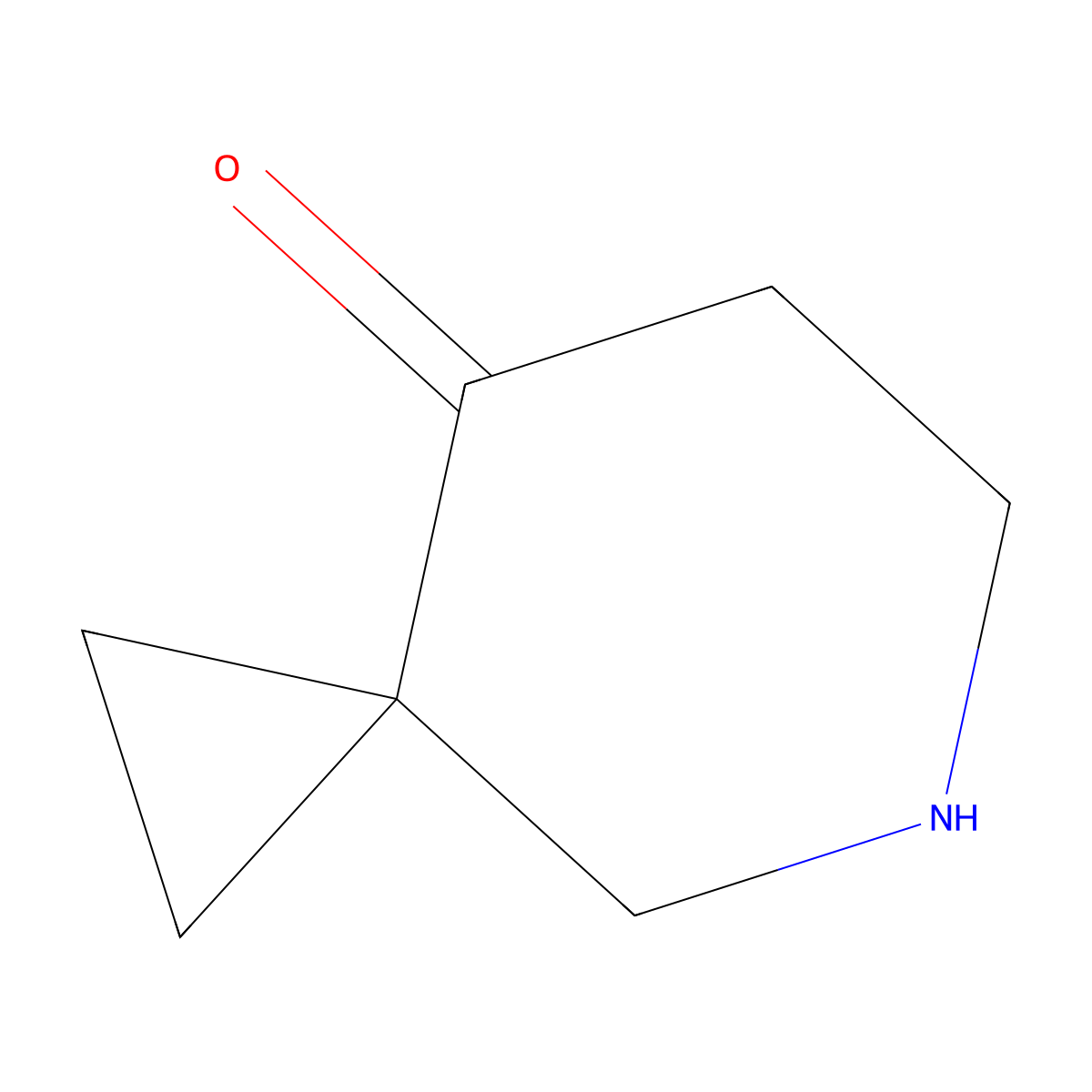 5-Azaspiro[2.5]octan-8-one molecular structure, CAS 1368365-00-7