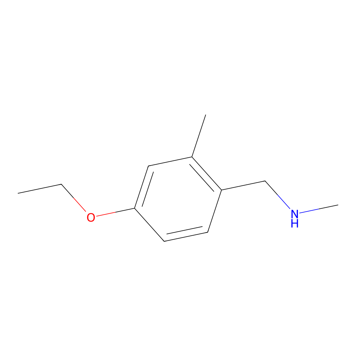 [(4-Ethoxy-2-methylphenyl)methyl](methyl)amine molecular structure, CAS 1368381-63-8