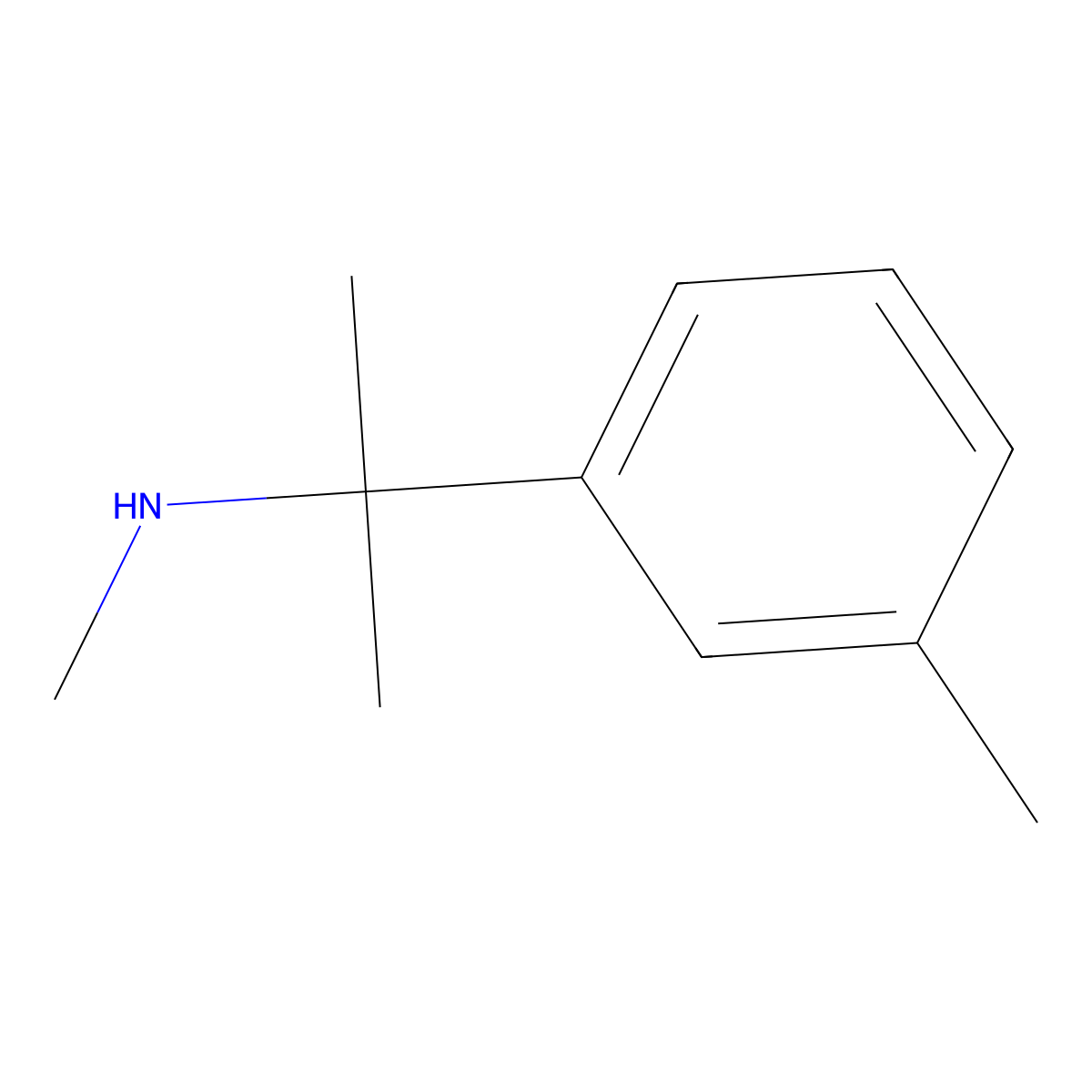 Methyl[2-(3-methylphenyl)propan-2-yl]amine molecular structure, CAS 1368396-01-3