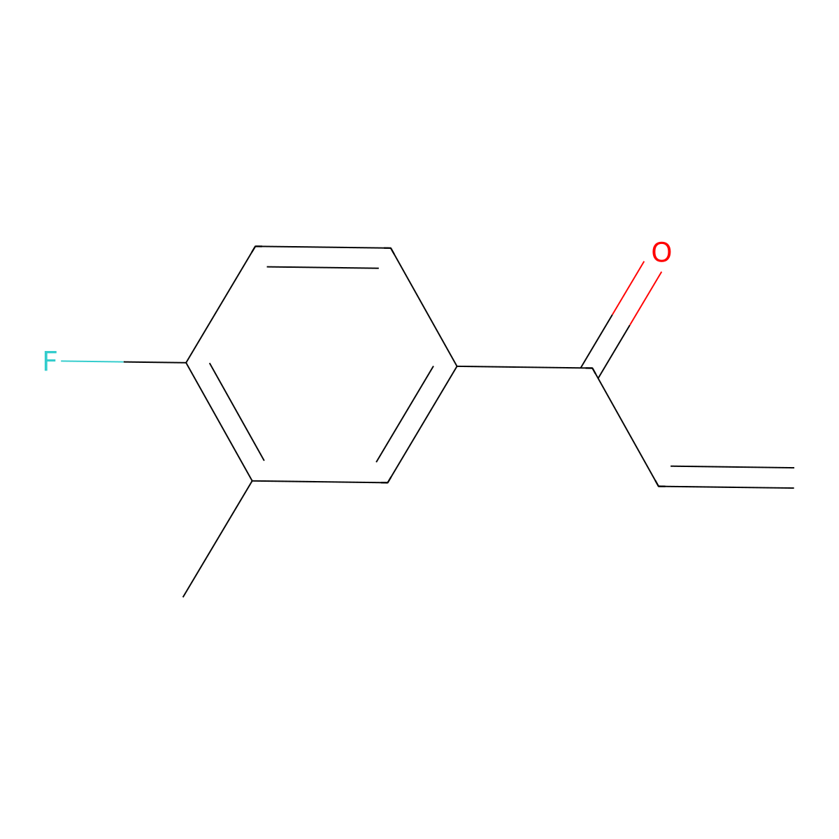 1-(4-Fluoro-3-methylphenyl)prop-2-en-1-one molecular structure, CAS 1368396-11-5