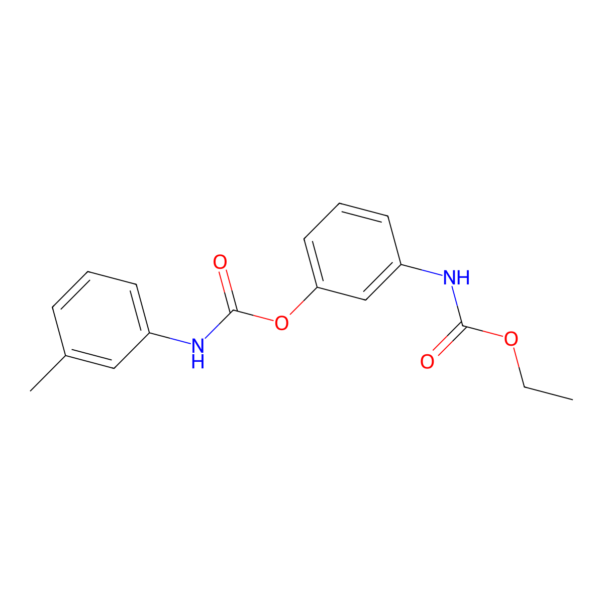 Phenmedipham-ethyl molecular structure, CAS 13684-44-1