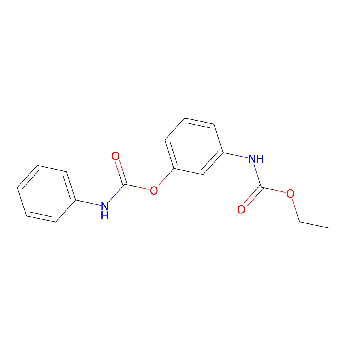 Desmedipham molecular structure, CAS 13684-56-5