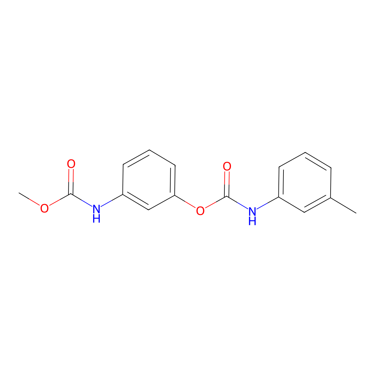 Phenmedipham molecular structure, CAS 13684-63-4