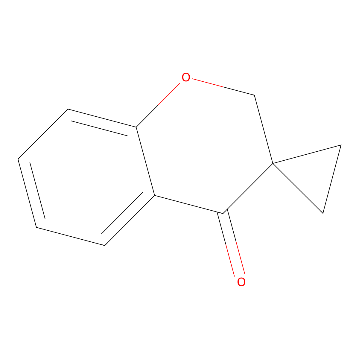 2,4-Dihydrospiro(1-benzopyran-3,1'-cyclopropan)-4-one molecular structure, CAS 1368407-47-9