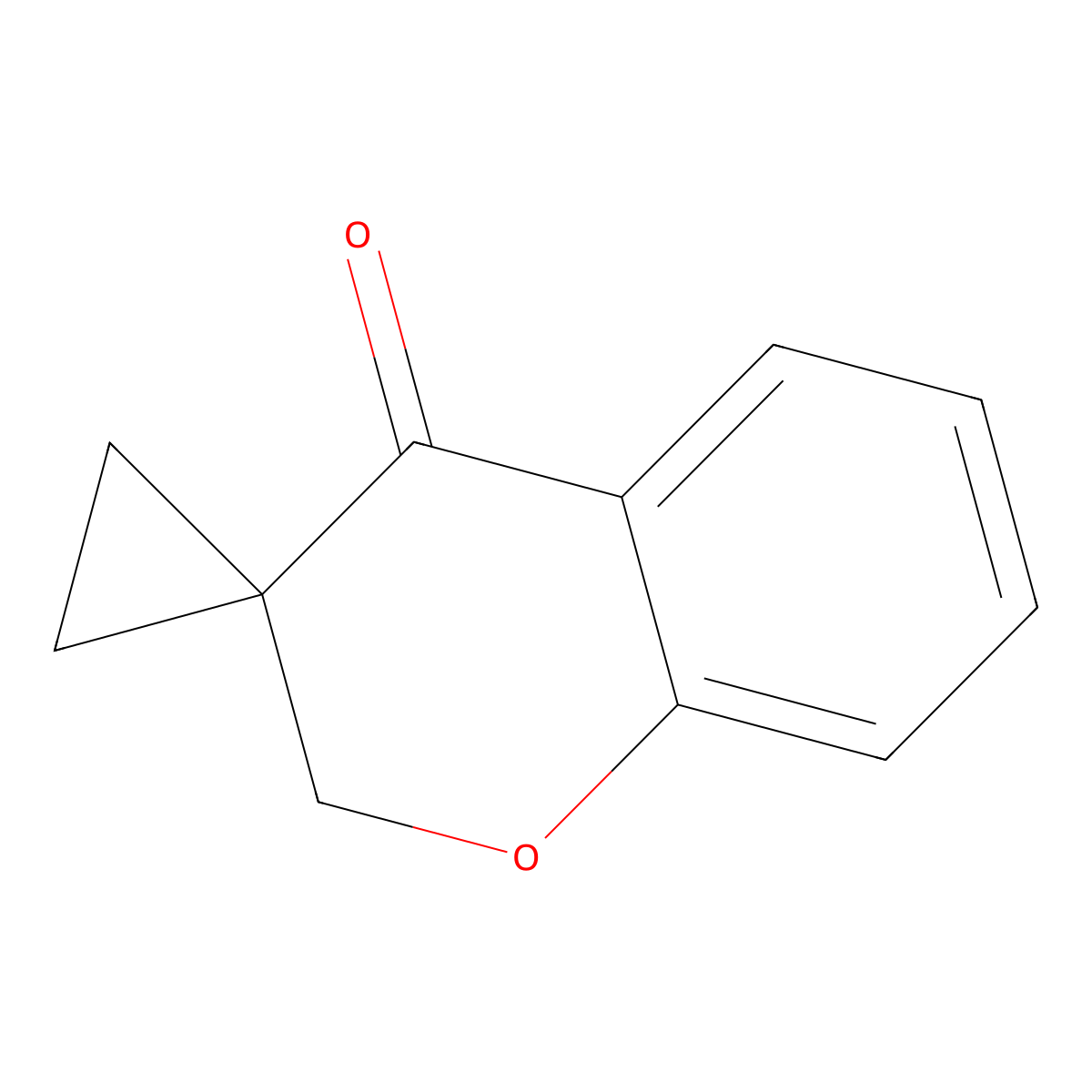 2,4-Dihydrospiro(1-benzopyran-3,1'-cyclopropan)-4-one molecular structure, CAS 1368407-47-9