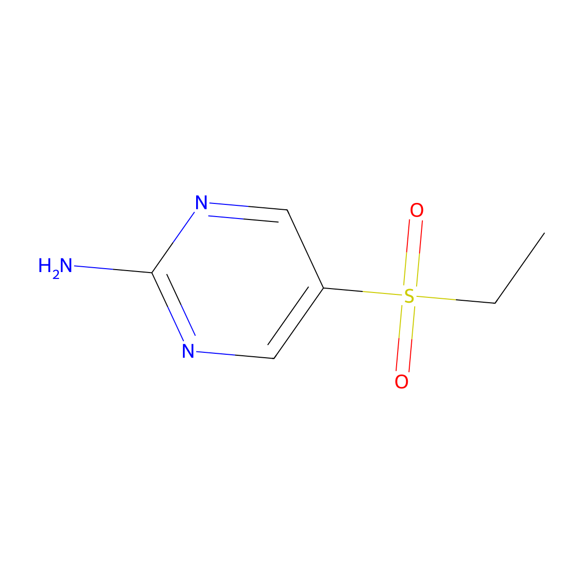 5-(Ethanesulfonyl)pyrimidin-2-amine molecular structure, CAS 1368410-64-3