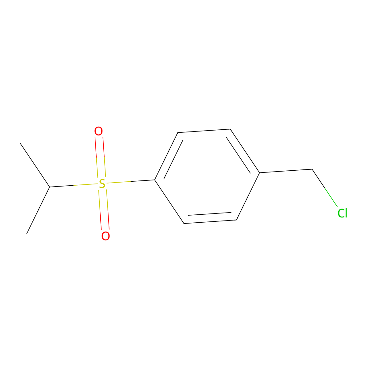 1-(Chloromethyl)-4-(propane-2-sulfonyl)benzene molecular structure, CAS 1368421-19-5