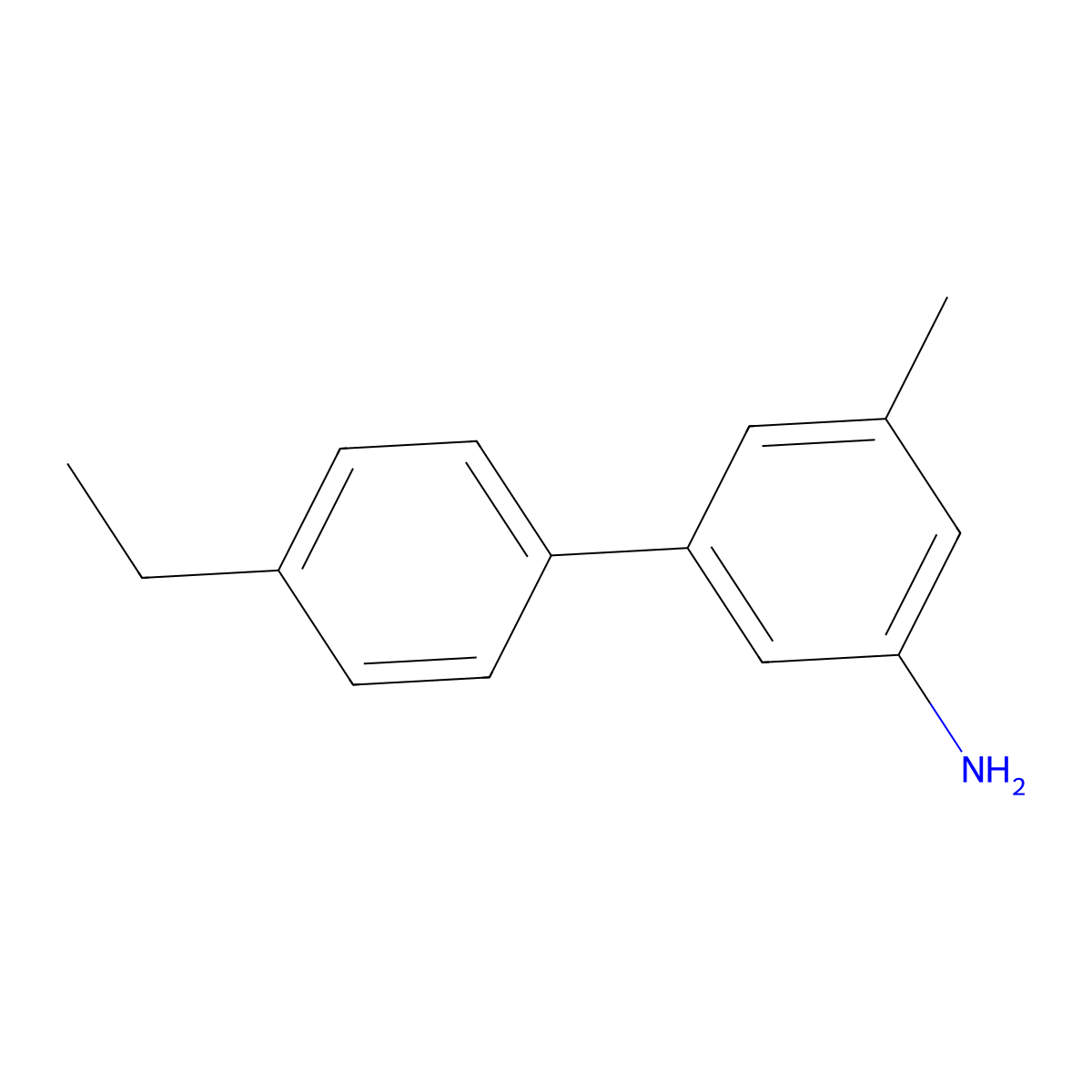 3-(4-Ethylphenyl)-5-methylaniline molecular structure, CAS 1368427-39-7