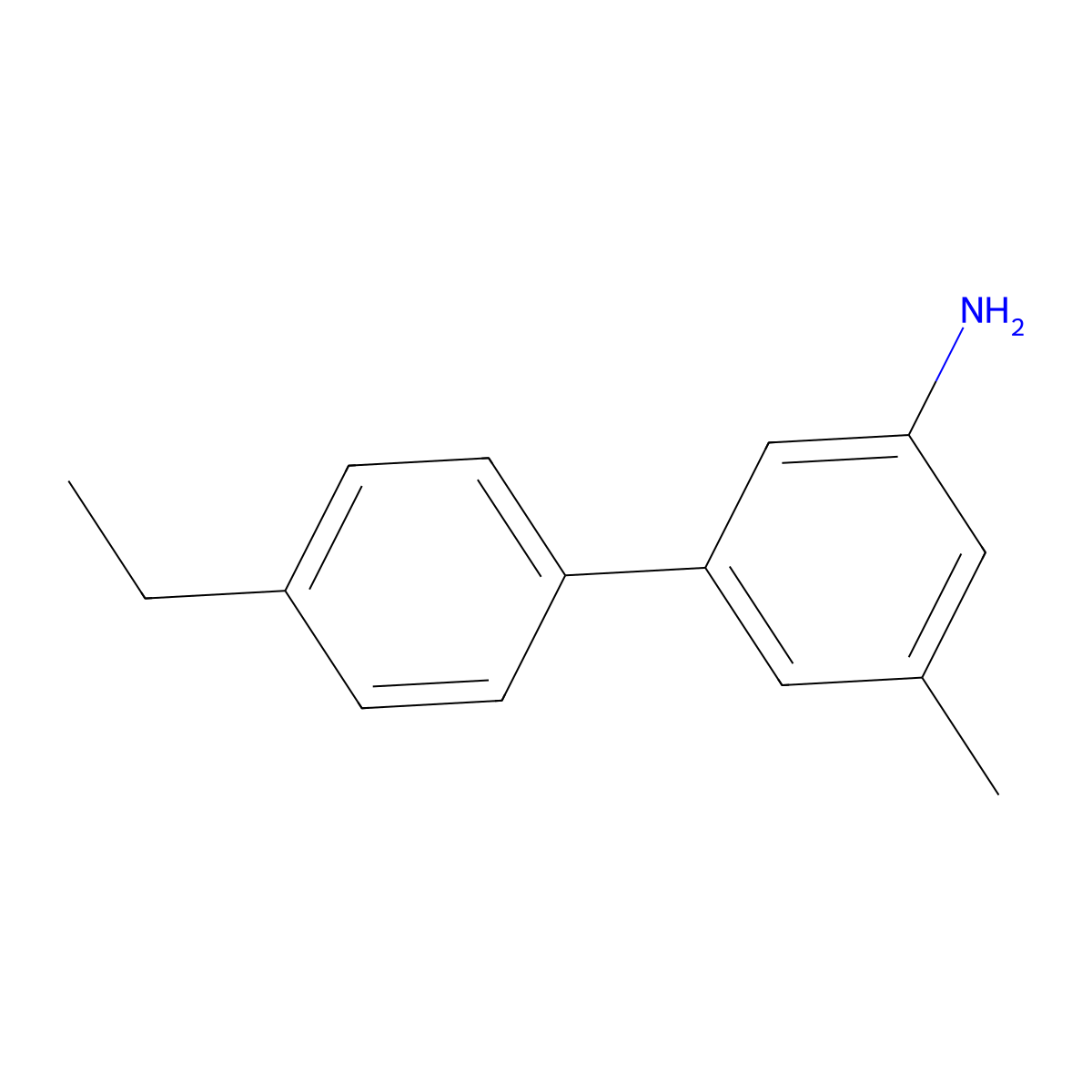 3-(4-Ethylphenyl)-5-methylaniline molecular structure, CAS 1368427-39-7