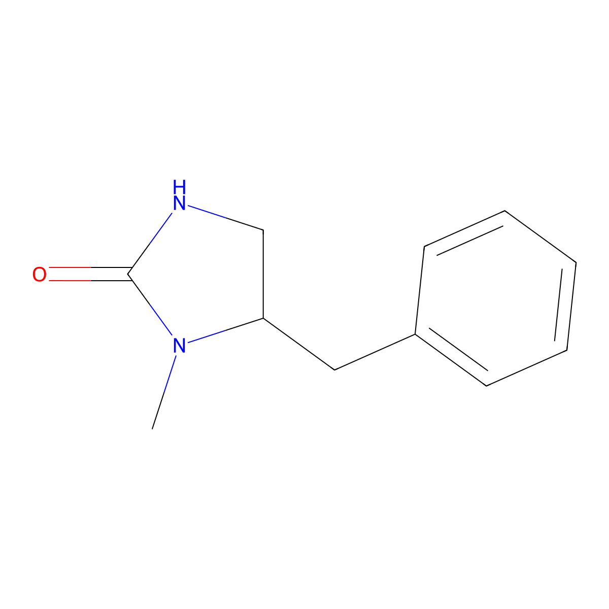 5-Benzyl-1-methylimidazolidin-2-one molecular structure, CAS 1368437-55-1