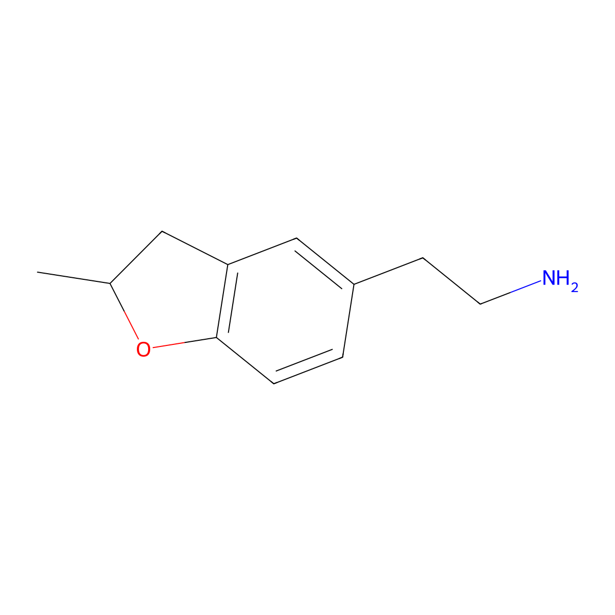 2-(2-Methyl-2,3-dihydro-1-benzofuran-5-YL)ethan-1-amine molecular structure, CAS 1368492-15-2