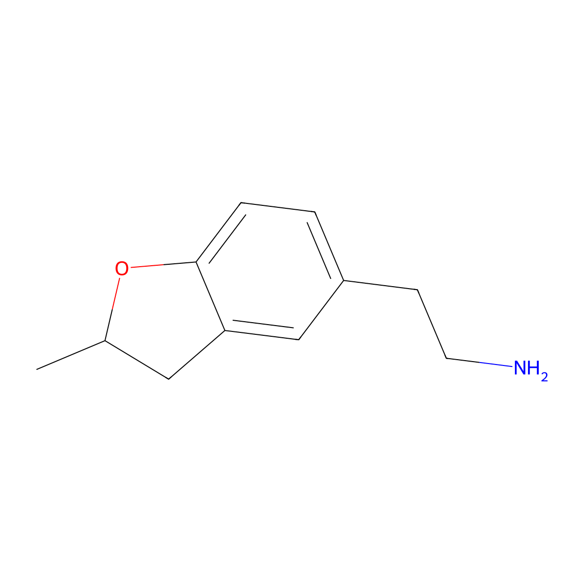2-(2-Methyl-2,3-dihydro-1-benzofuran-5-YL)ethan-1-amine molecular structure, CAS 1368492-15-2