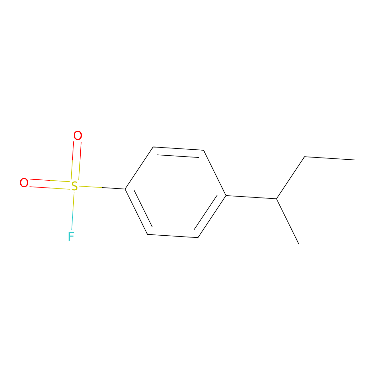 4-(Butan-2-yl)benzene-1-sulfonyl fluoride molecular structure, CAS 1368494-13-6