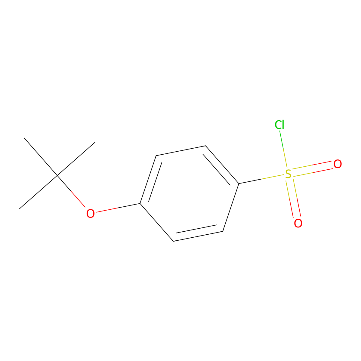 4-(Tert-butoxy)benzene-1-sulfonyl chloride molecular structure, CAS 1368505-40-1