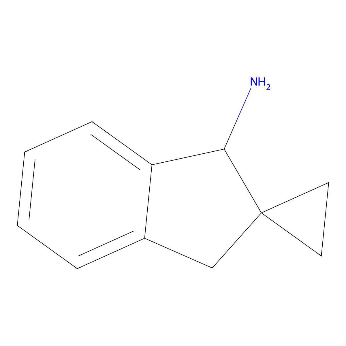 1',3'-Dihydrospiro[cyclopropane-1,2'-inden]-3'-amine molecular structure, CAS 1368532-18-6