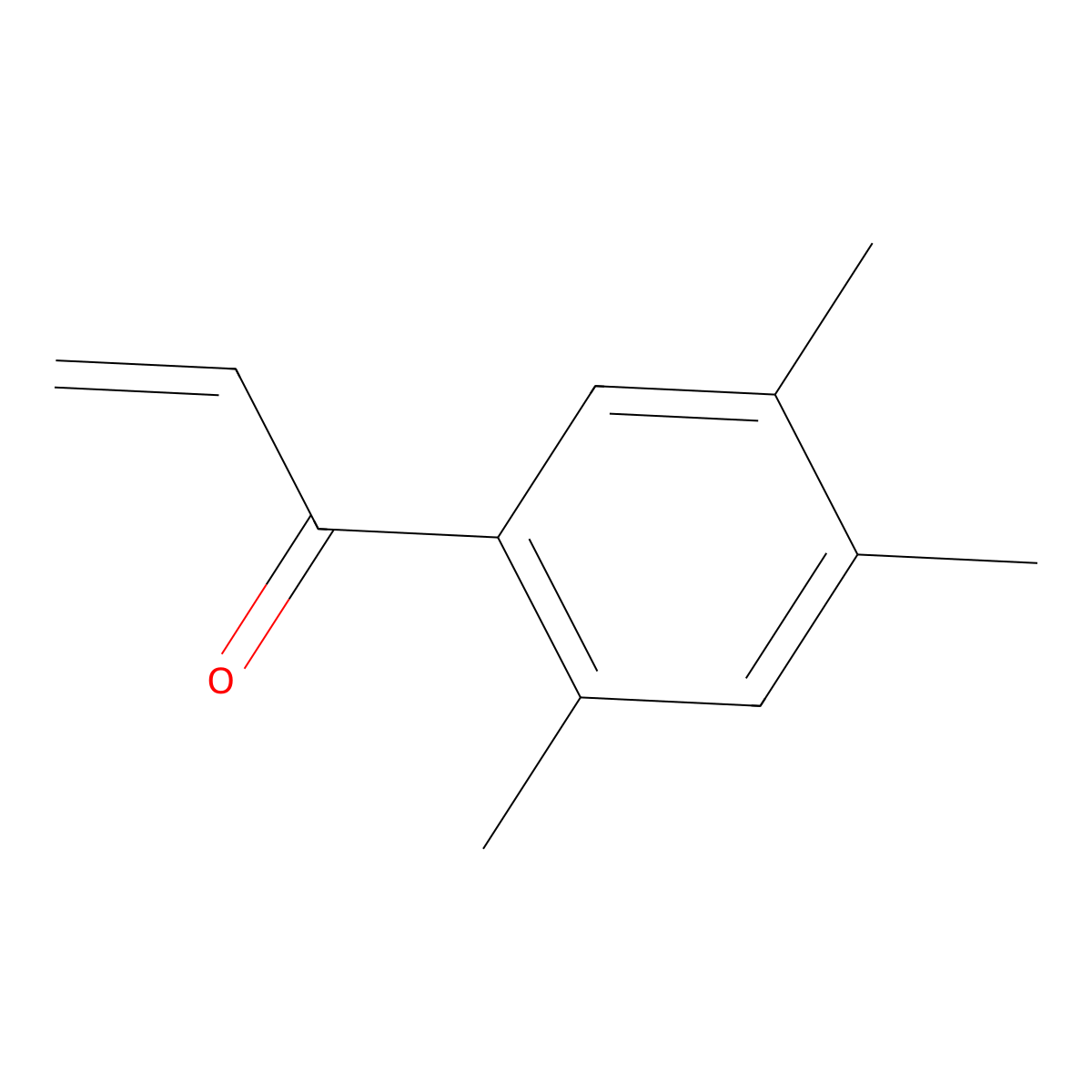 1-(2,4,5-Trimethylphenyl)prop-2-en-1-one molecular structure, CAS 1368549-13-6