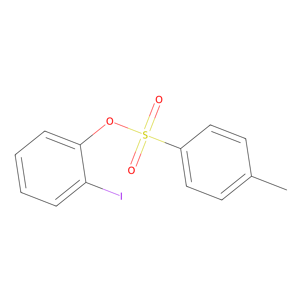 2-Iodophenyl 4-methylbenzene-1-sulfonate molecular structure, CAS 136859-32-0