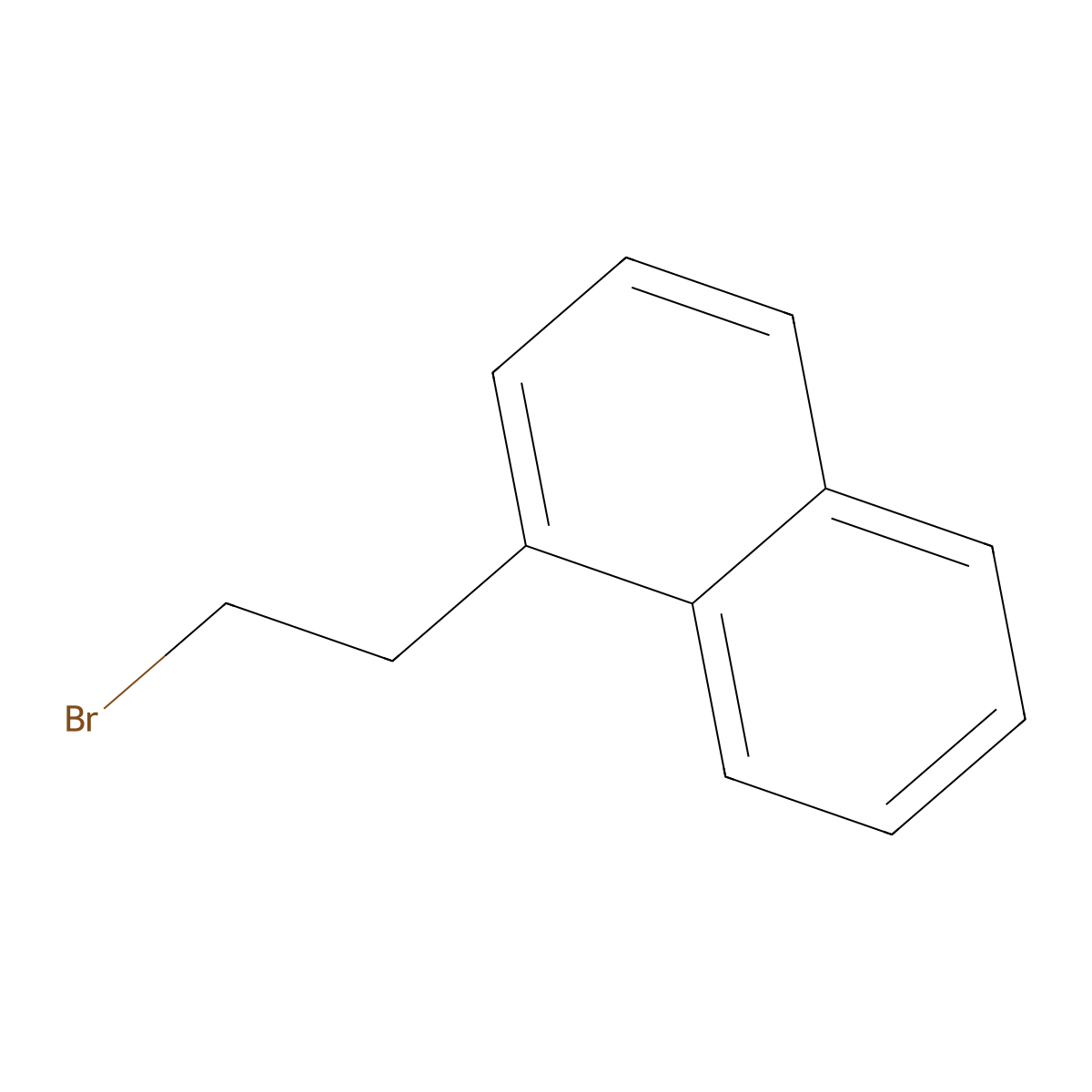 1-(2-Bromoethyl)naphthalene molecular structure, CAS 13686-49-2