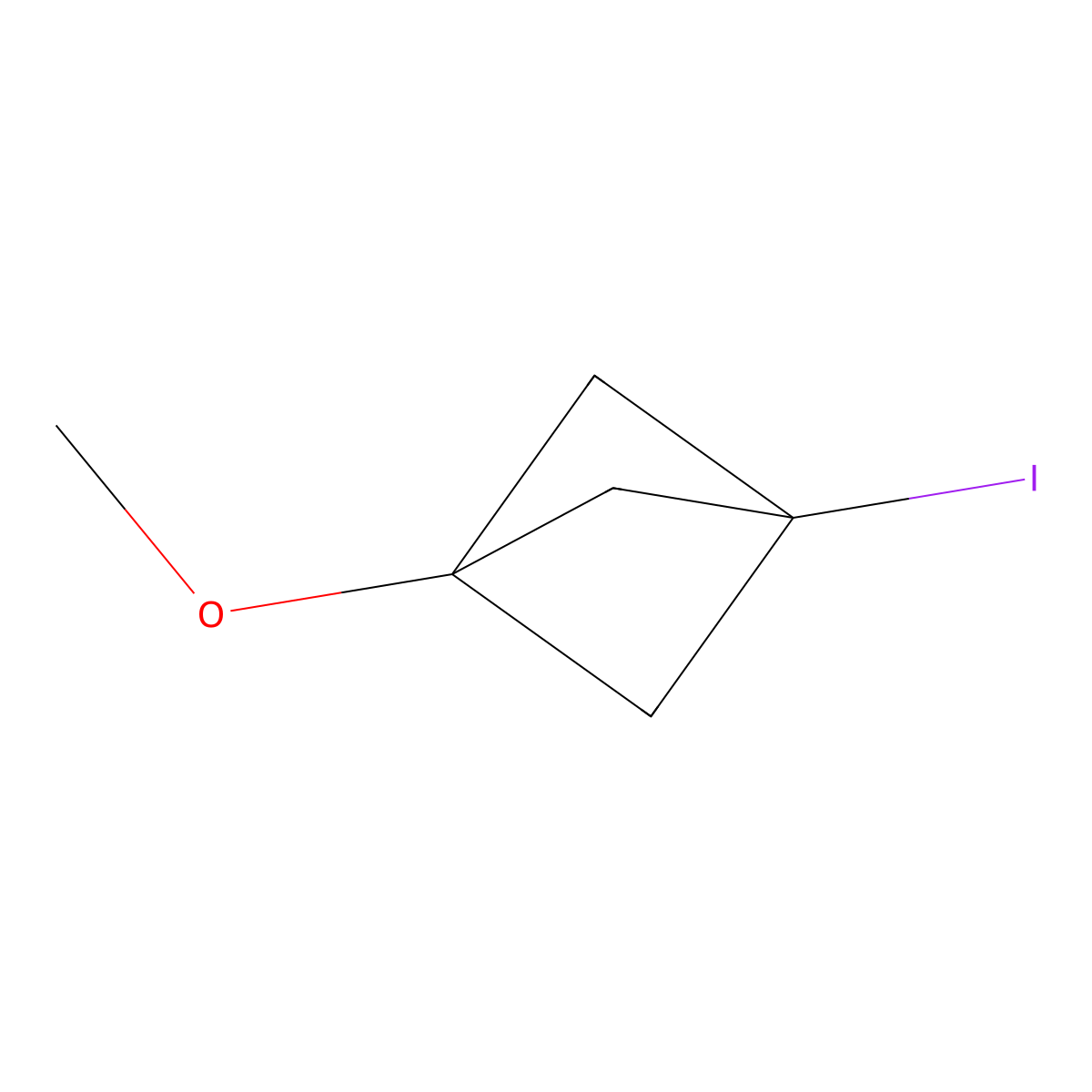 1-Iodo-3-methoxybicyclo[1.1.1]pentane molecular structure, CAS 136863-37-1