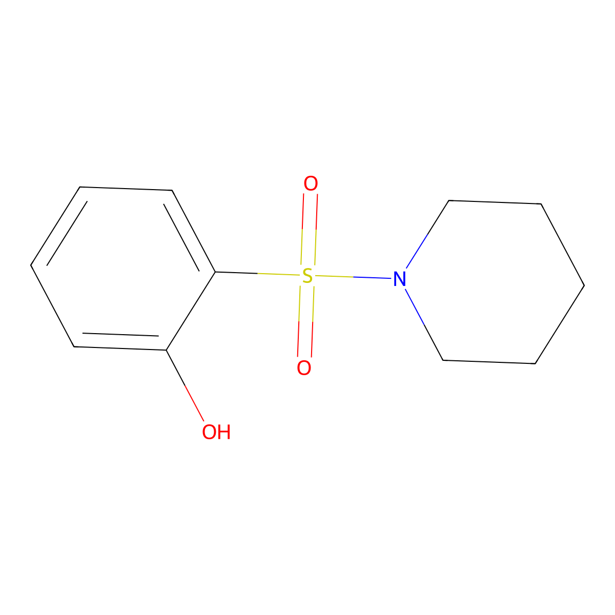 2-(Piperidine-1-sulfonyl)phenol molecular structure, CAS 1368647-48-6