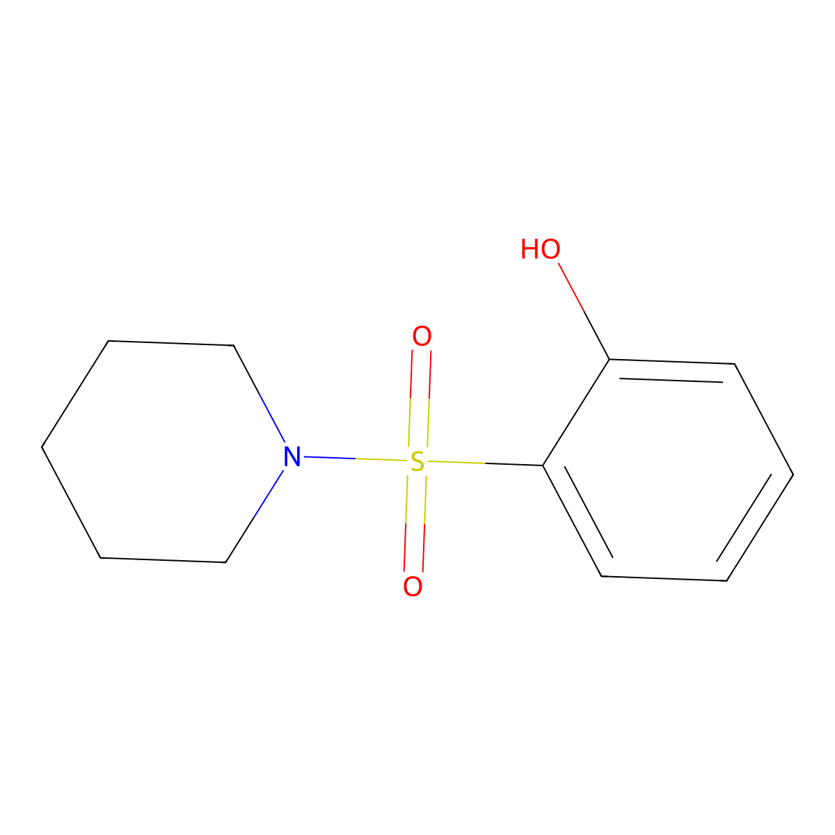 2-(Piperidine-1-sulfonyl)phenol molecular structure, CAS 1368647-48-6
