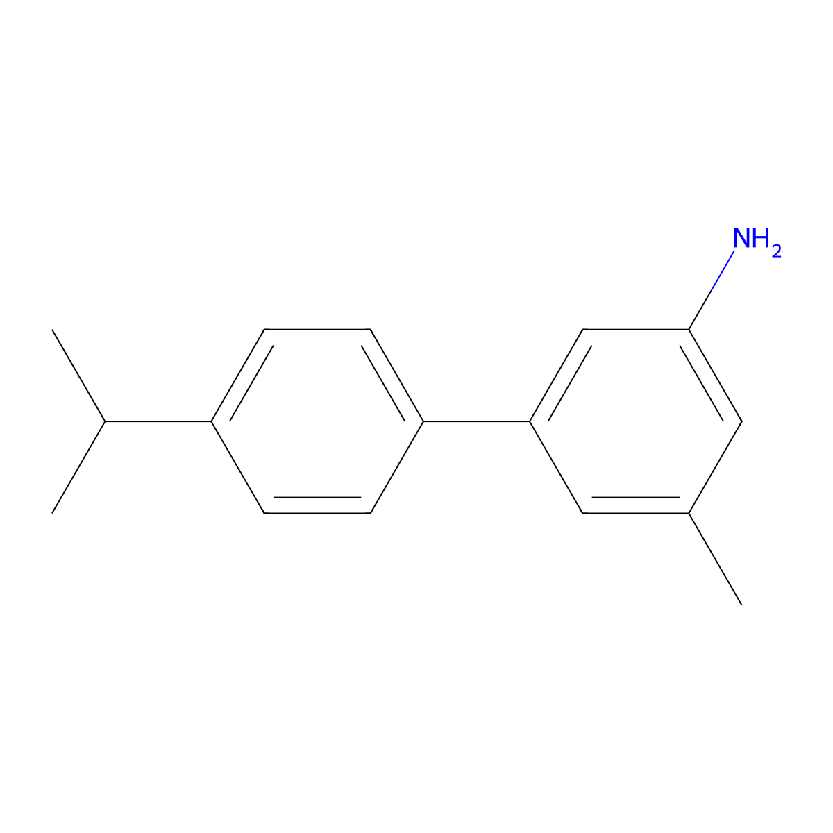 3-Methyl-5-[4-(propan-2-yl)phenyl]aniline molecular structure, CAS 1368649-97-1