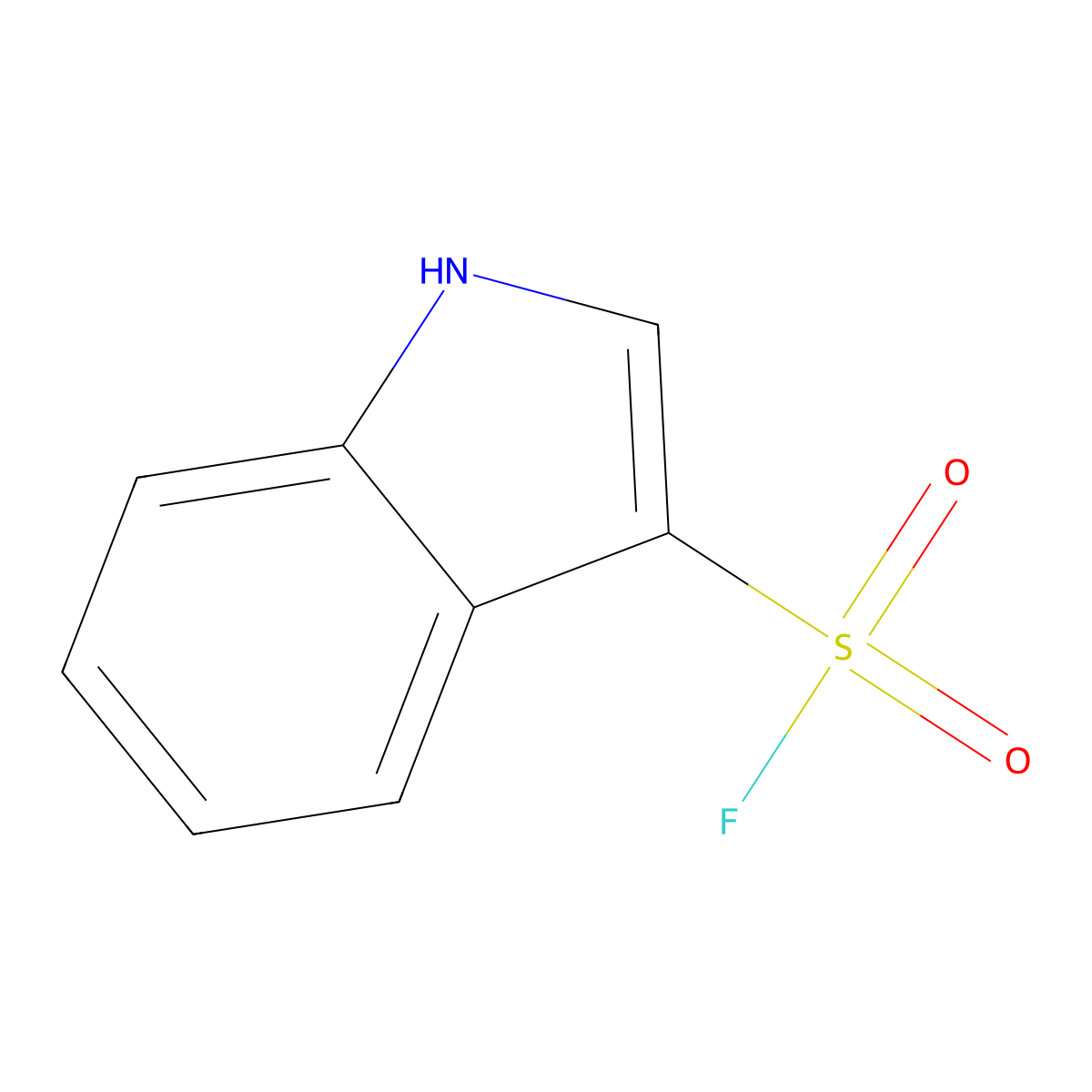 1H-Indole-3-sulfonyl fluoride molecular structure, CAS 1368657-54-8