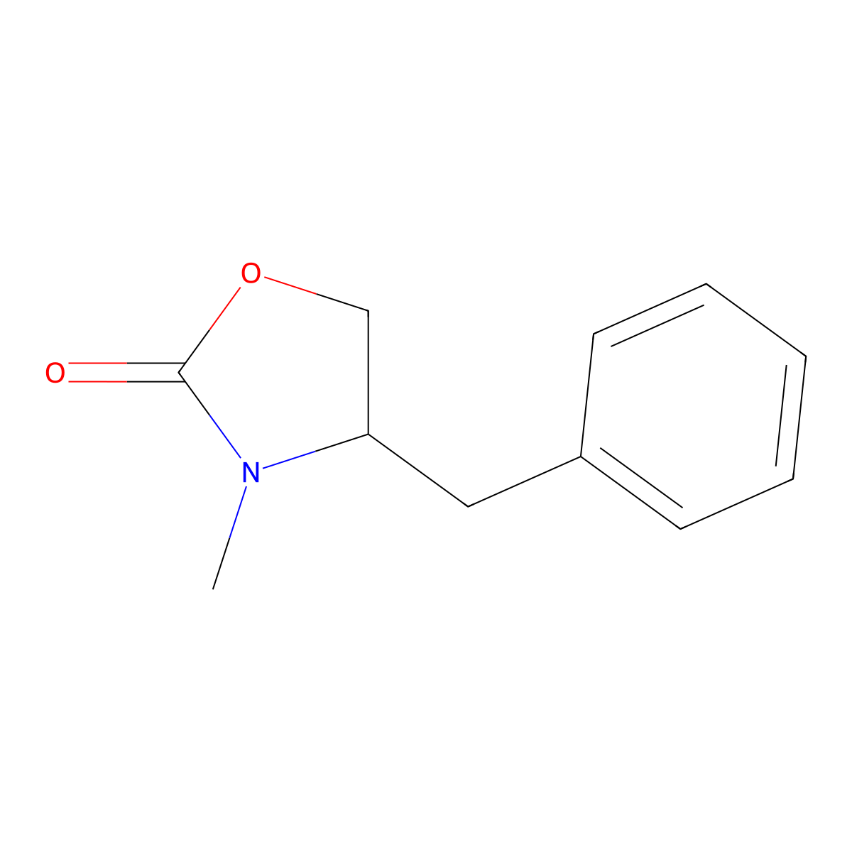 4-Benzyl-3-methyloxazolidin-2-one molecular structure, CAS 1368687-32-4