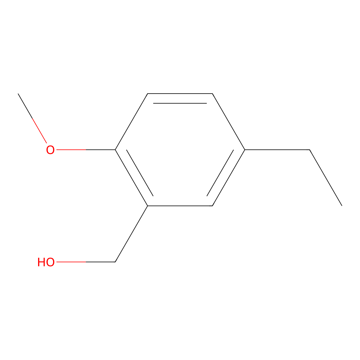 (5-Ethyl-2-methoxyphenyl)methanol molecular structure, CAS 1368710-89-7