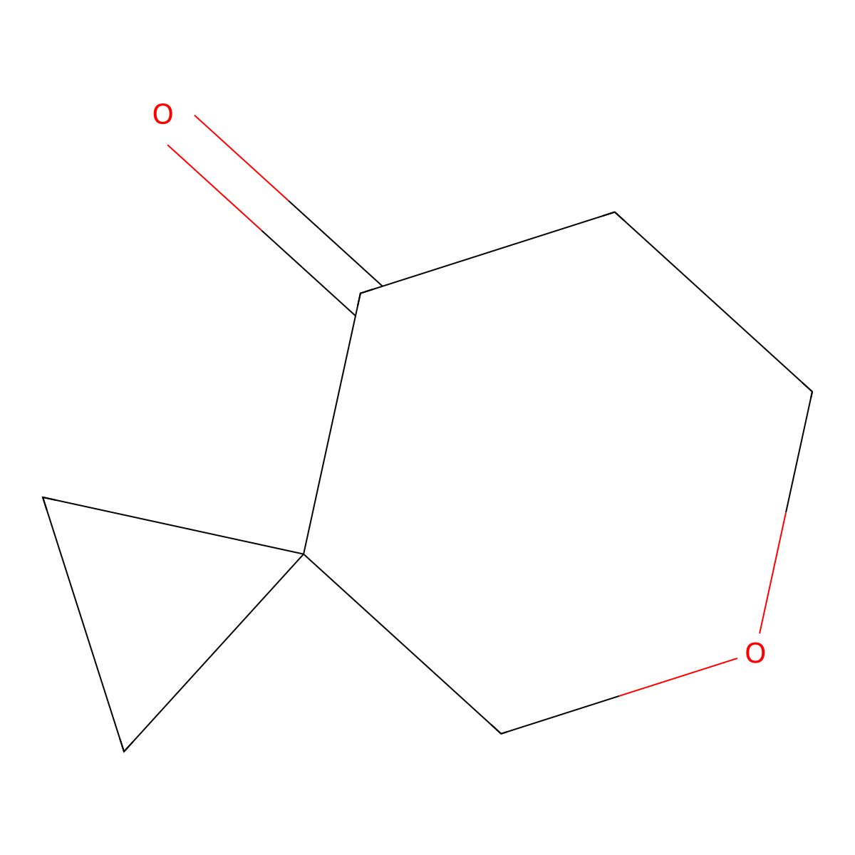 5-Oxaspiro[2.5]octan-8-one molecular structure, CAS 1368764-75-3