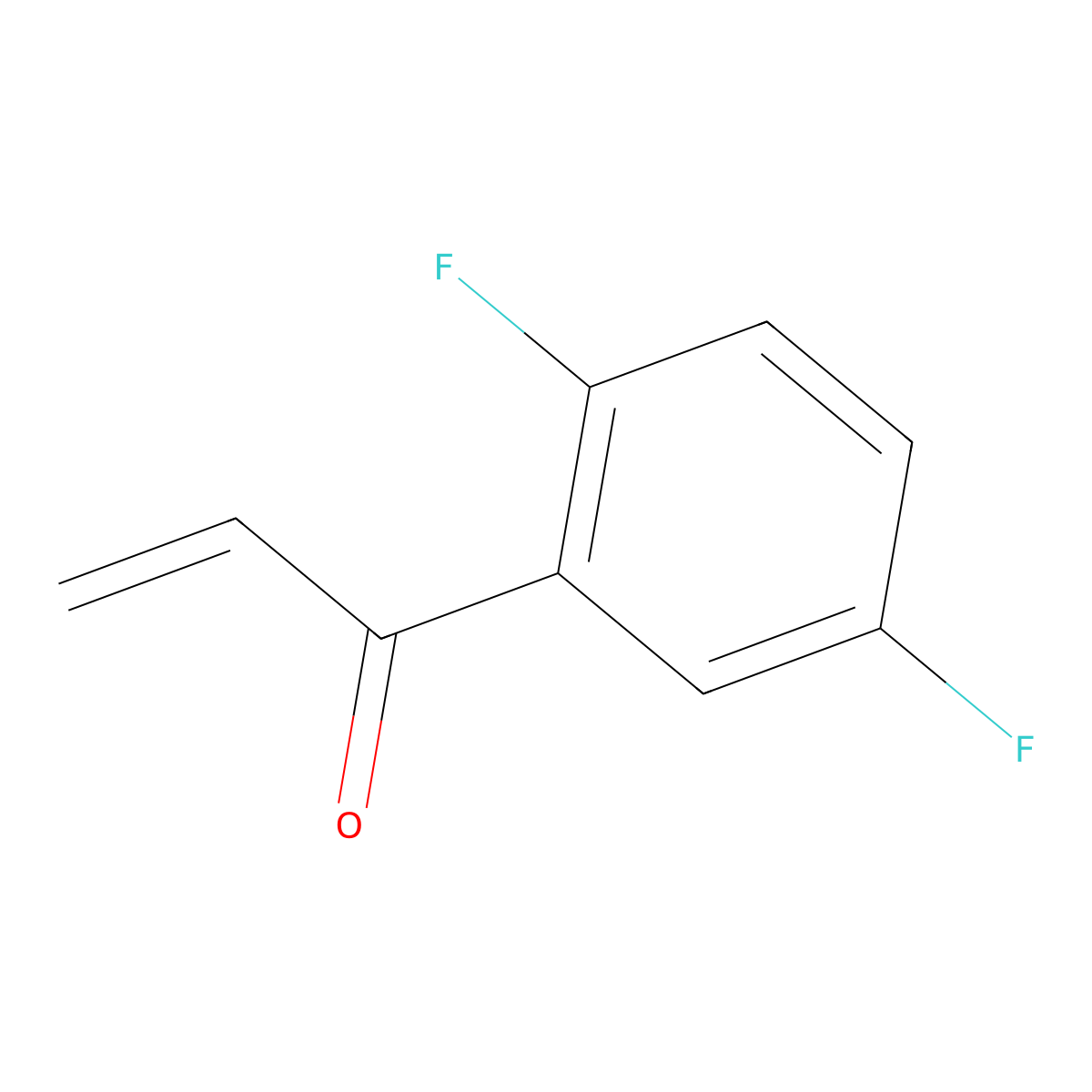 1-(2,5-Difluorophenyl)prop-2-en-1-one molecular structure, CAS 1368788-18-4