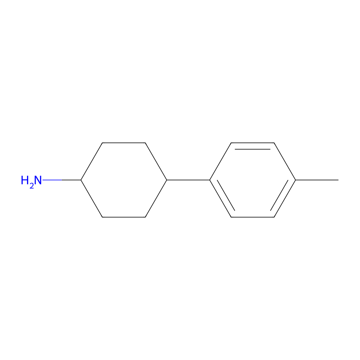 4-(4-Methylphenyl)cyclohexan-1-amine molecular structure, CAS 1368795-72-5