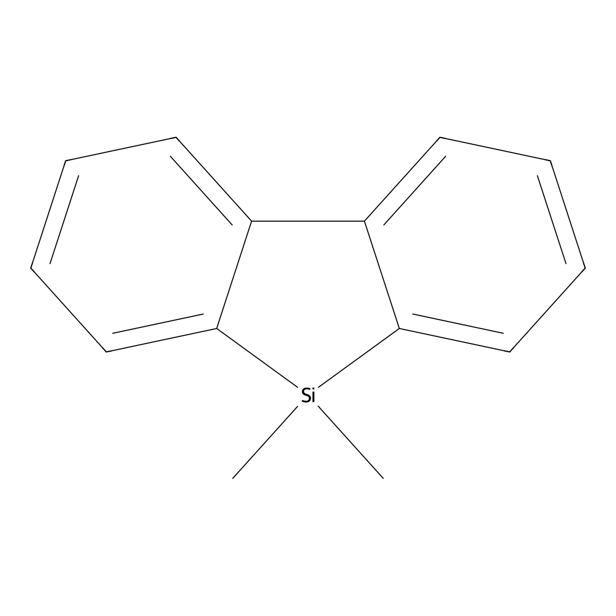 9,9-Dimethyl-9-silafluorene molecular structure, CAS 13688-68-1
