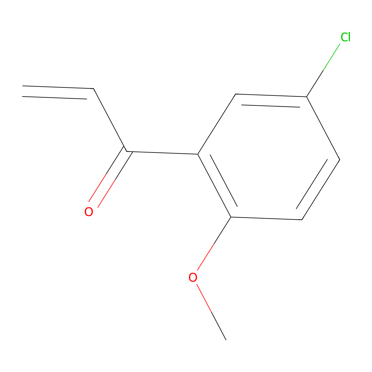 1-(5-Chloro-2-methoxyphenyl)prop-2-en-1-one molecular structure, CAS 1368802-72-5