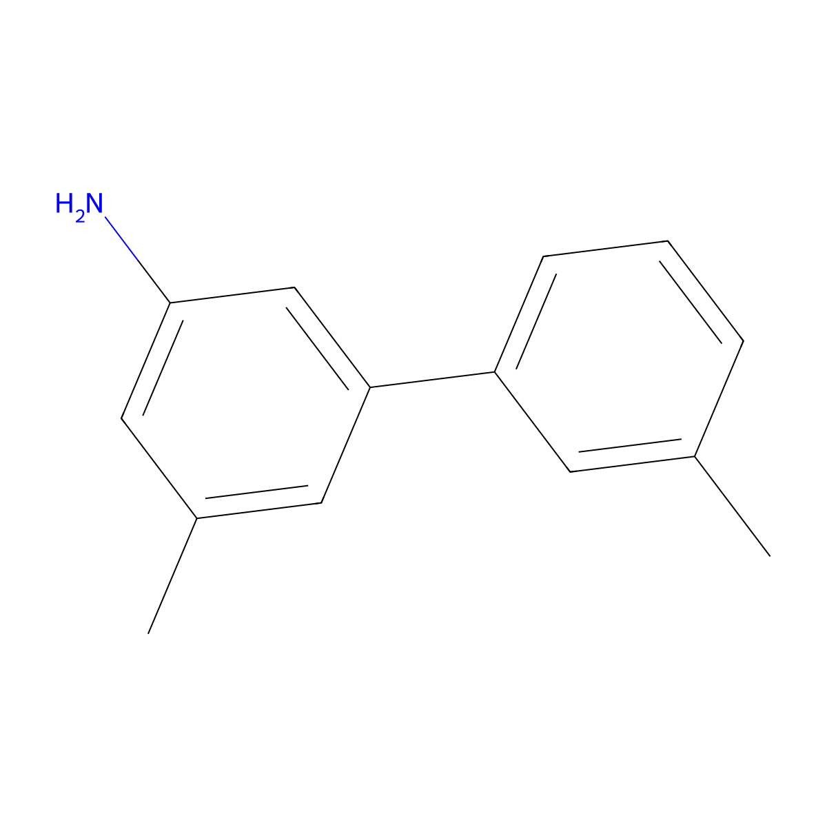 3-Methyl-5-(3-methylphenyl)aniline molecular structure, CAS 1368804-06-1